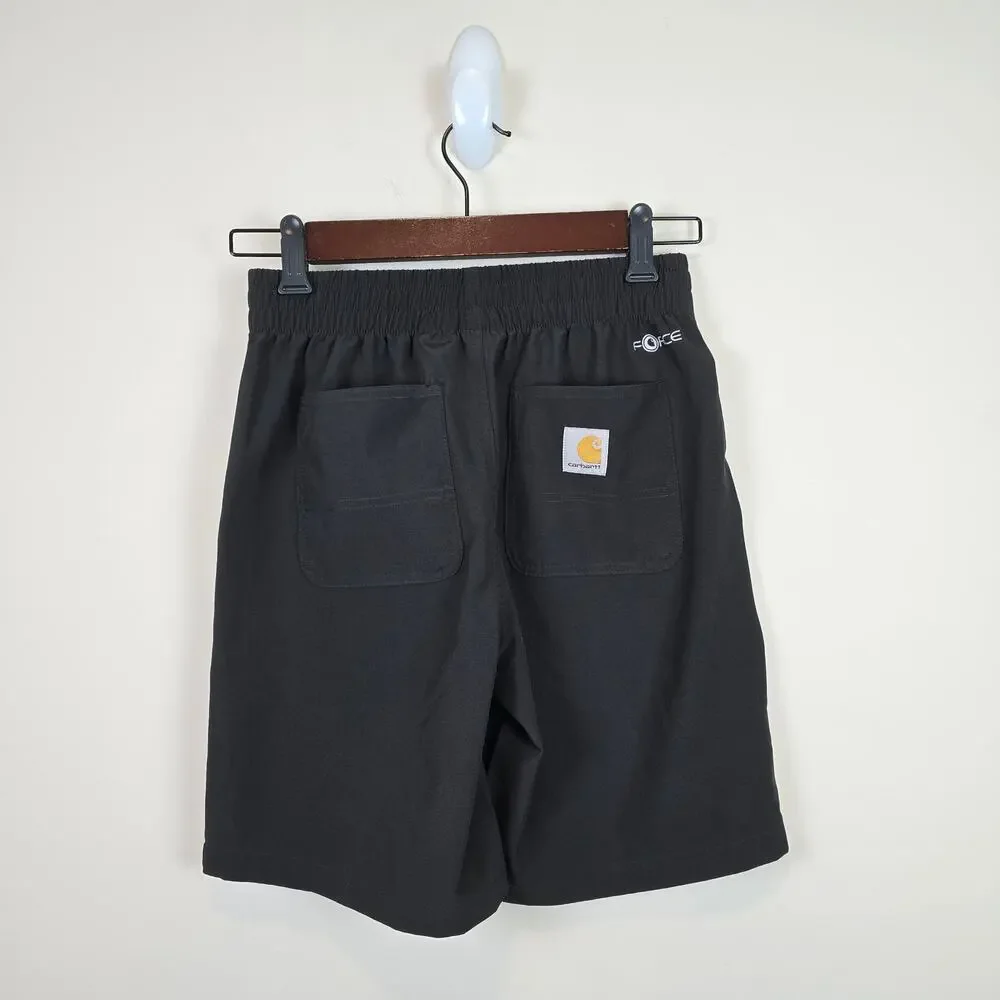 Carhartt Kids Rugged Flex Ripstop Work Short Size M/10-12 Black Caviar